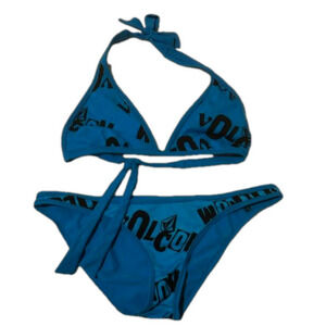 Volcom Royal Blue Reversible Bikini Small